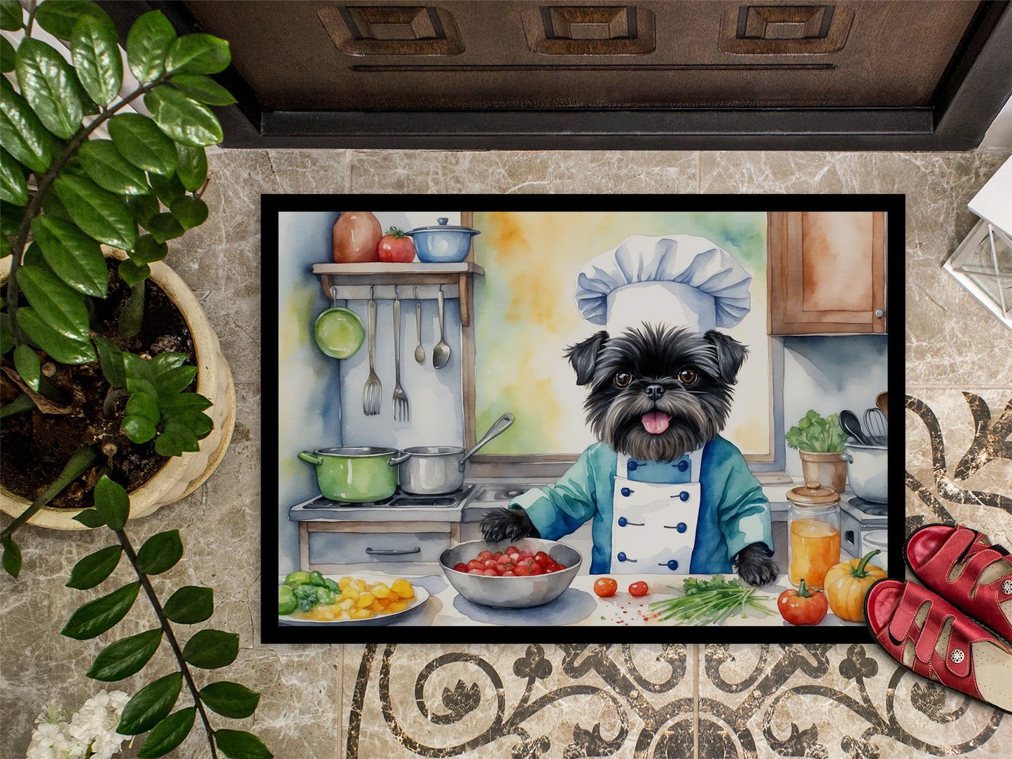 The Dog Chef Doormat - Size: 24HX36W | Pack Of: 1 | Collection name: The dog chef